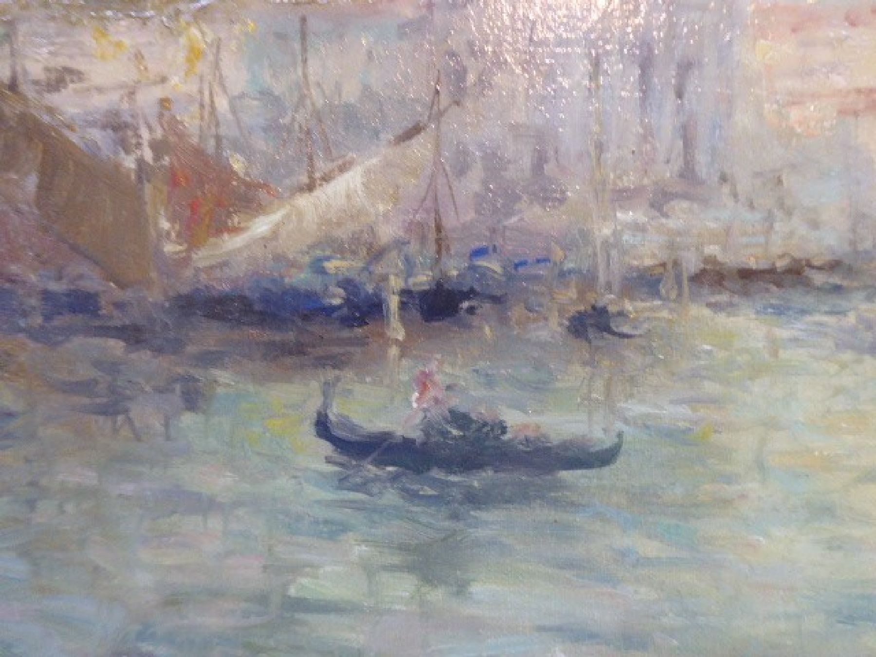 Detail e: Otto Pippel, 1878 Lódz - 1960 Planegg, einer der bekanntesten Spätimpressionisten Süddeutschlands, bekannt für seine Landschafts- und ...