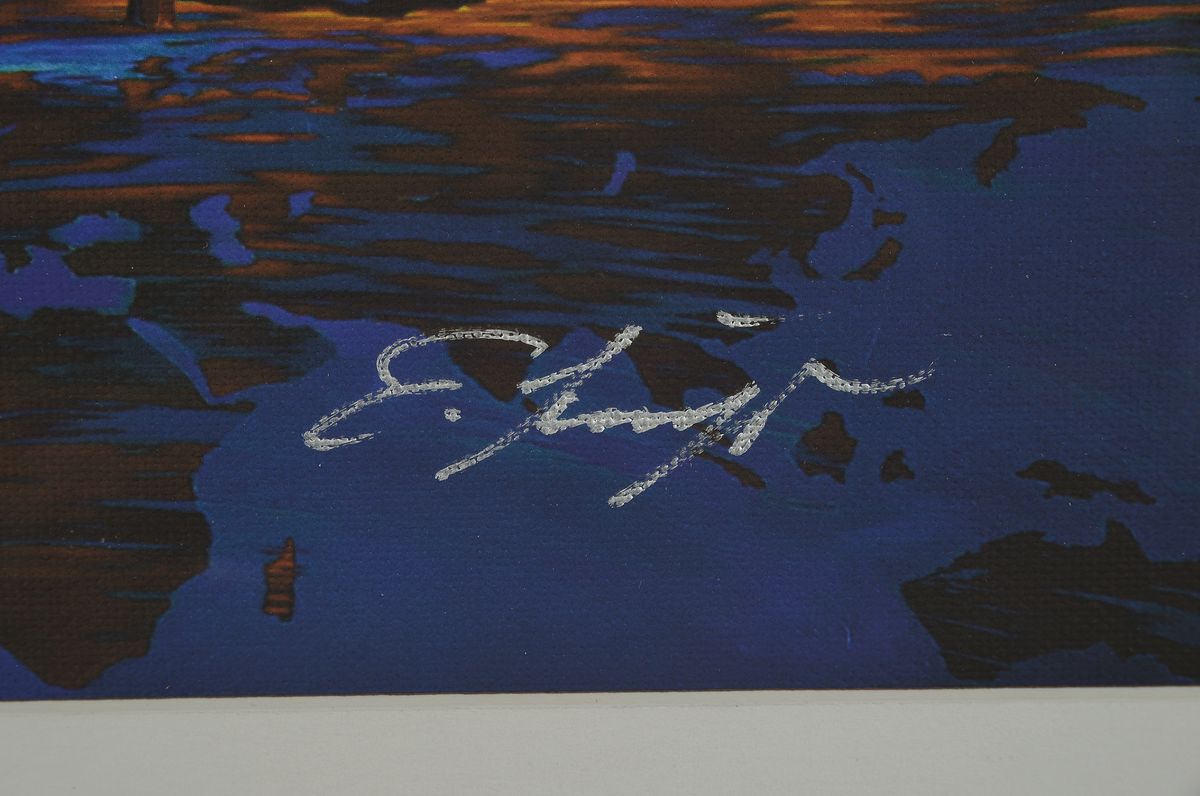 Detail a: Ernst Fuchs, 1930 Wien-2015, Die Entkleidung der Esther, Giclee-Druck, handsigniert und num. 84/300, ca. 54x36cm, PP, u.Gl., R. ca. 74x54cm