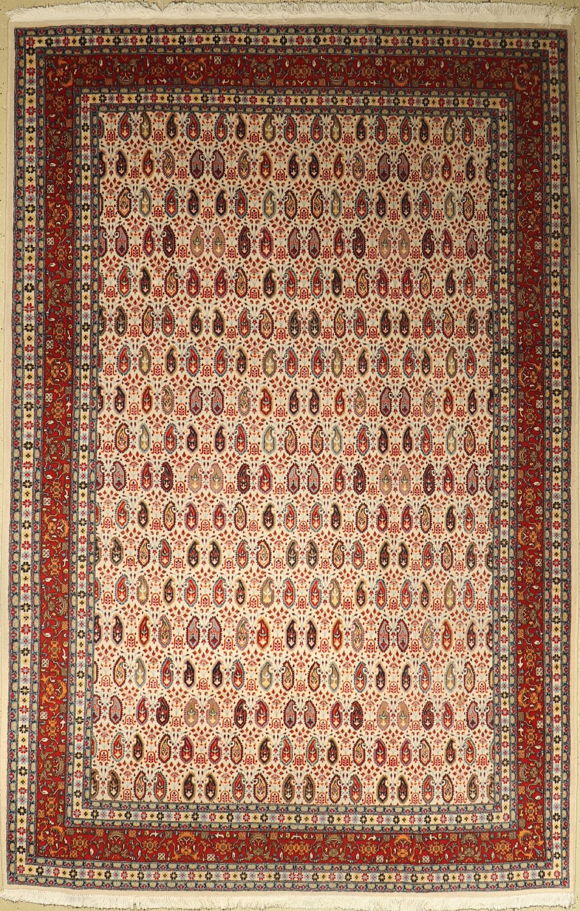 Hereke Wolle alt, Türkei, ca. 50 Jahre, Wolle auf Baumwolle, ca. 317 x 207 cm, EHZ: 2