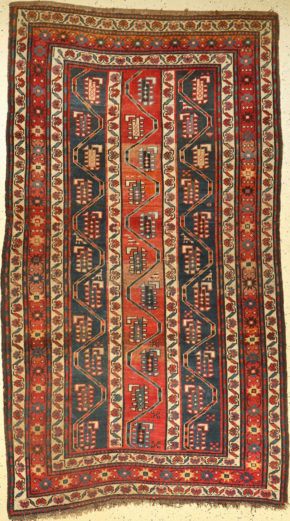 Karabagh, kaukasus, um 1890, Wolle auf Wolle, ca. 217 x 126 cm