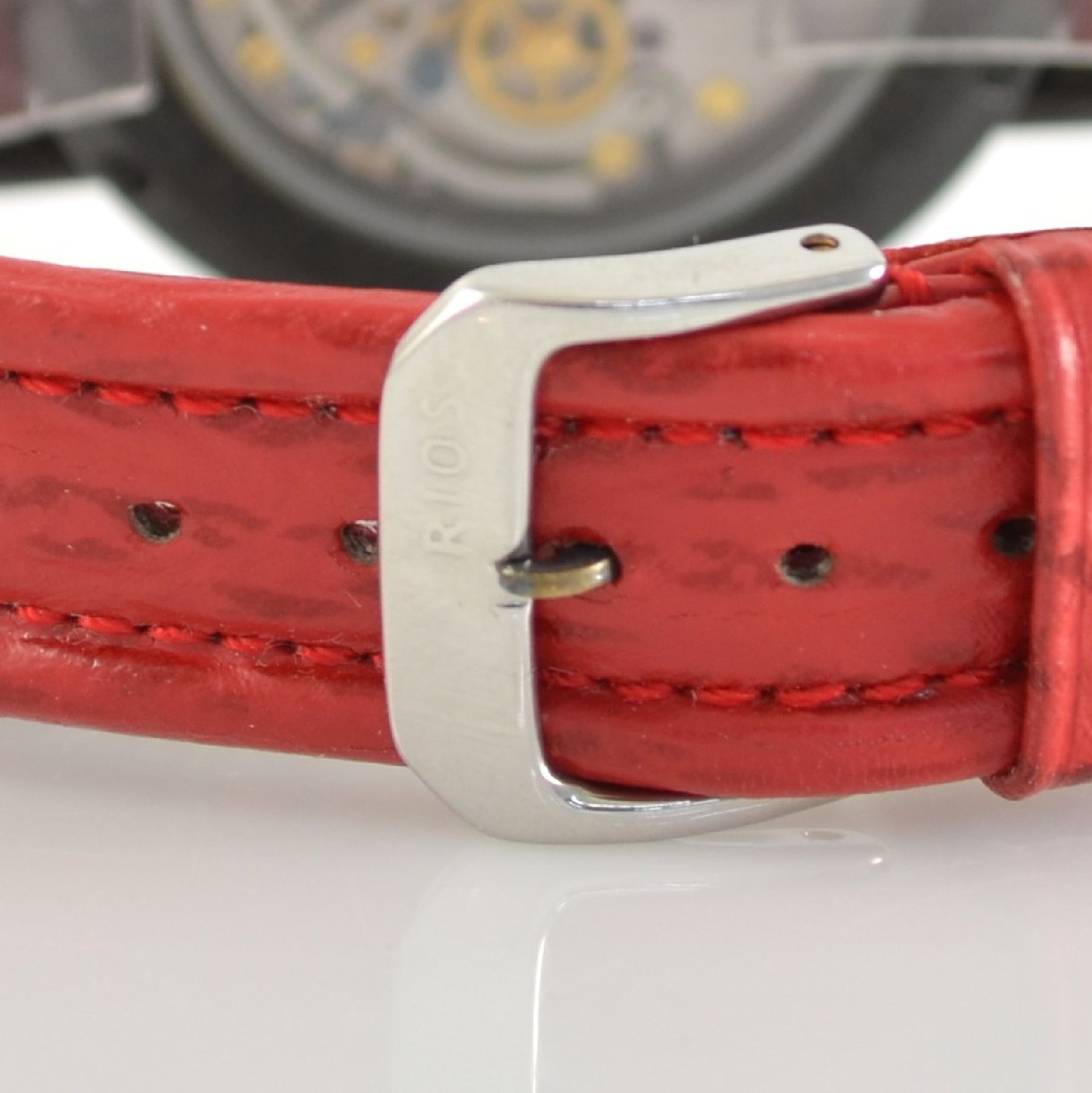 Detail d: ALAIN SILBERSTEIN hochfeine und einzigartige Herrenarmbanduhr Tourbillon Kronomarine Piece Unique No. 1/1, Handaufzug, Frankreich um 2005, ...
