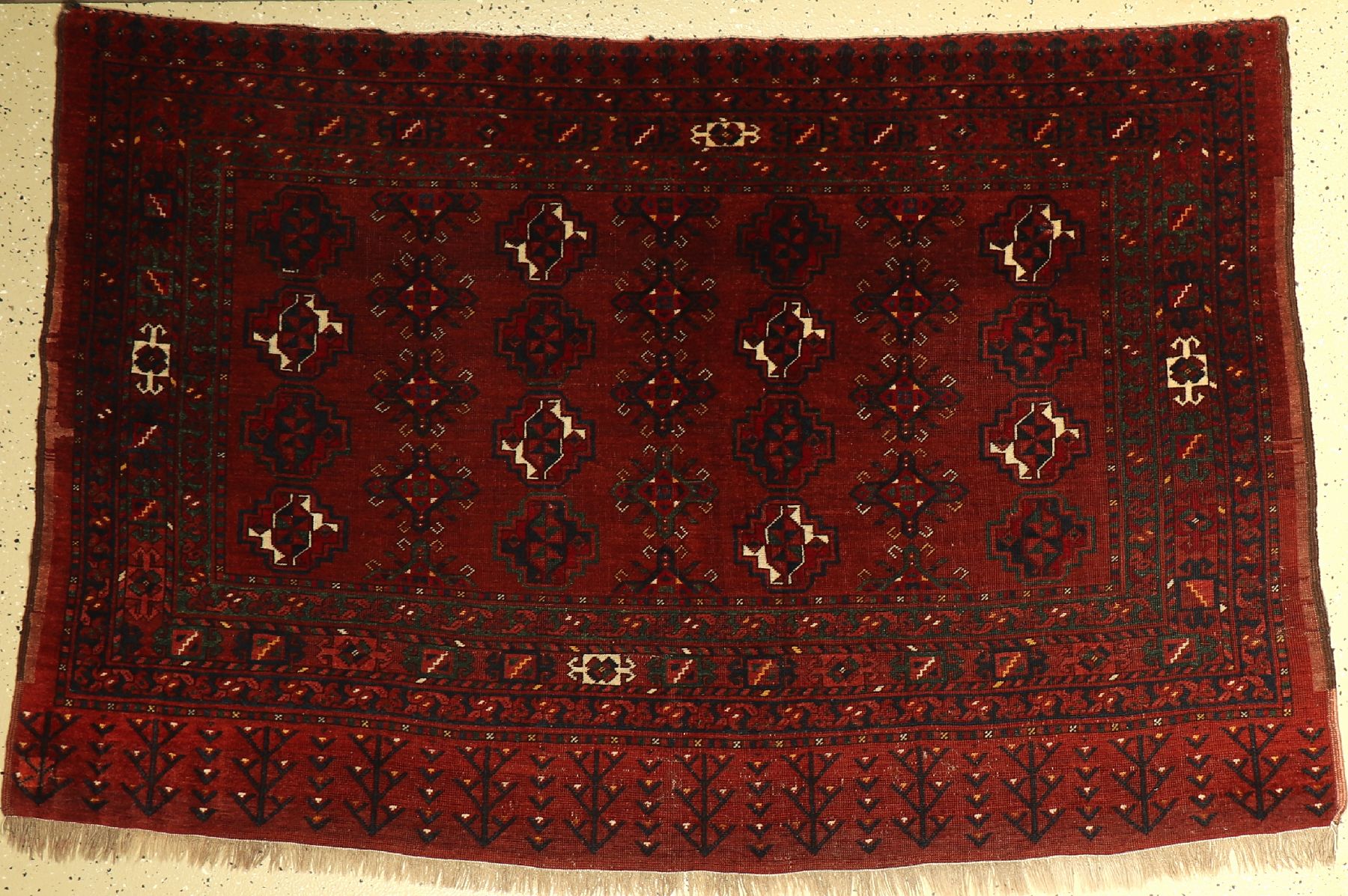 Ersari Tschowal antik, Turkmenistan, um 1900, Wolle auf Wolle, ca. 166 x 109 cm, EHZ: 3