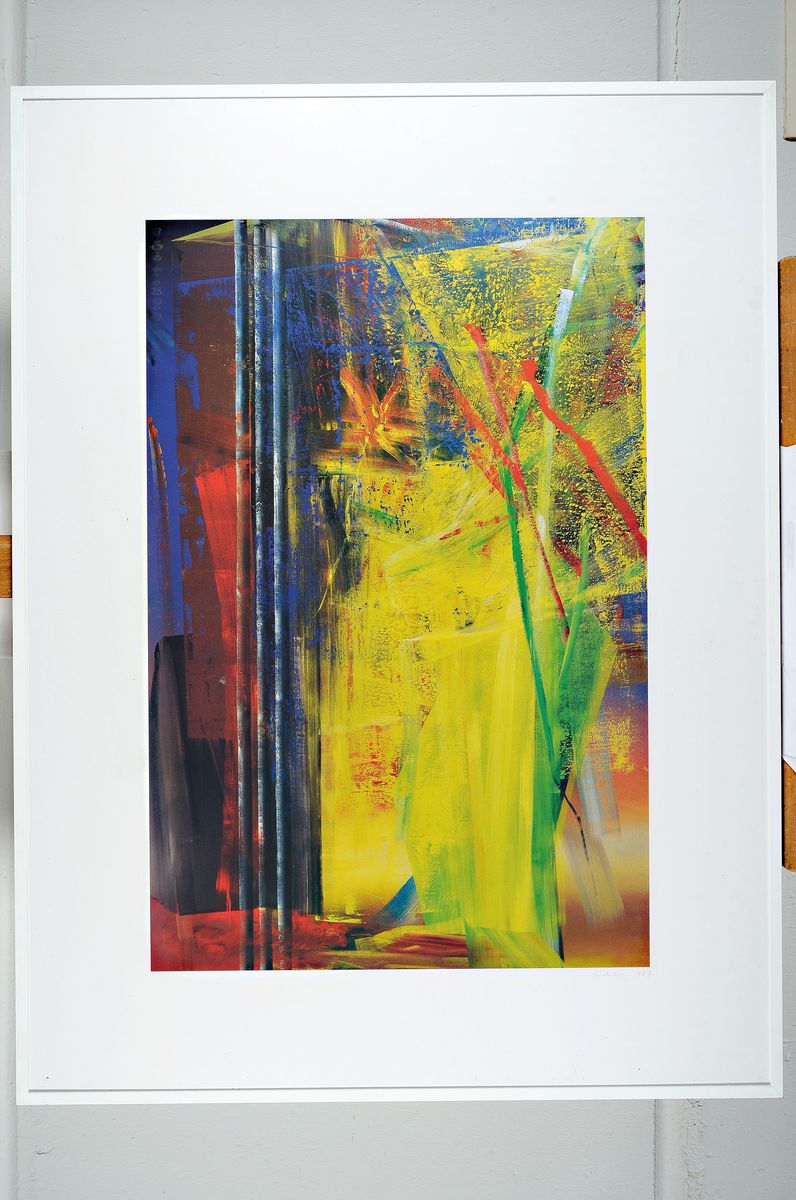 Detail k: Gerhard Richter, geb. 1932, Victoria I, Farboffset auf Karton, drucksign., dat. 1987, Edition: Achenbach Art Edition Düsseldorf,für die ...