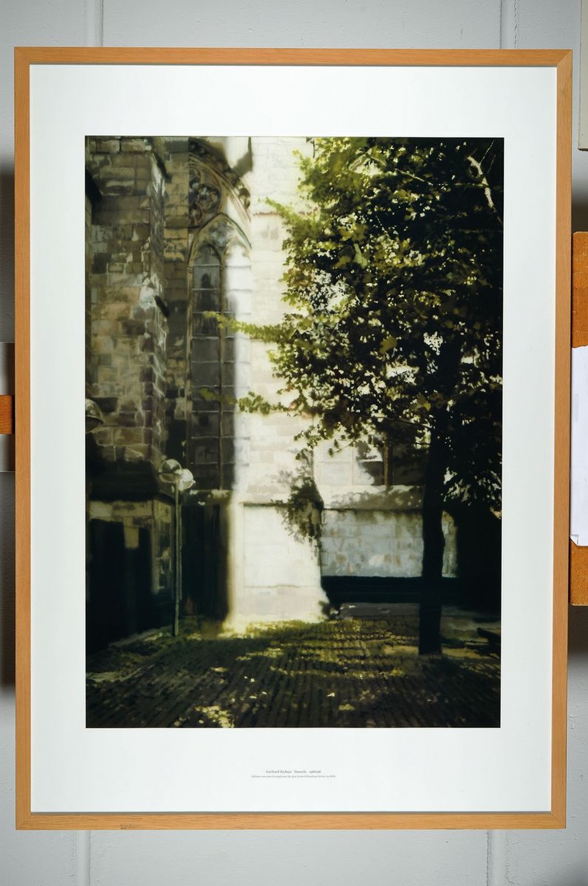 Detail k: Gerhard Richter, geb. 1932, Domecke, Farboffset 1998, eines von 1000 Exp., 78 x 55 cm, am unteren Rand mit Bezeichnung Gerhard Richter Domecke ...