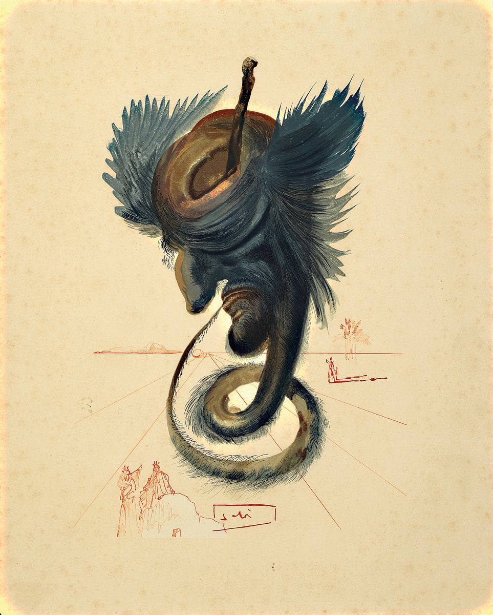 Salvador Dali, 1904-1989, Devins et Sorciers (Die Wahrsager und Zauberer), Farblithographie, im Druck signiert, WVZ Michler/Löpsinger Nr. 1058, ...