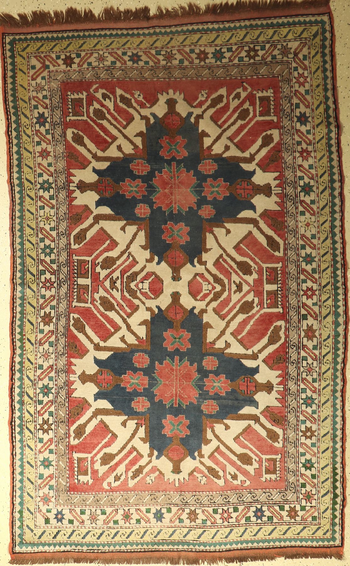 Kars Kazak, Türkei, ca. 50 Jahre, Wolle aufWolle, ca. 240 x 153 cm, EHZ: 3
