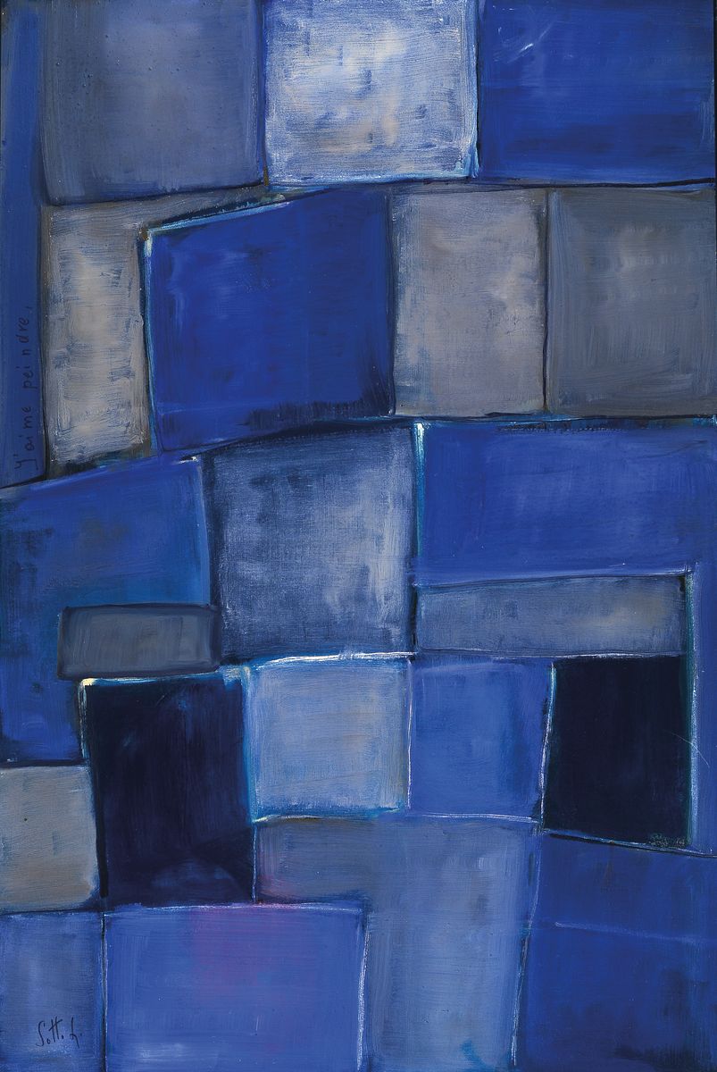 Lucien Sotto, zeitgenössischer Belgischer Künstler, links unten sign., Öl/Lwd, Rahmen, gesamt ca. 97x67 cm