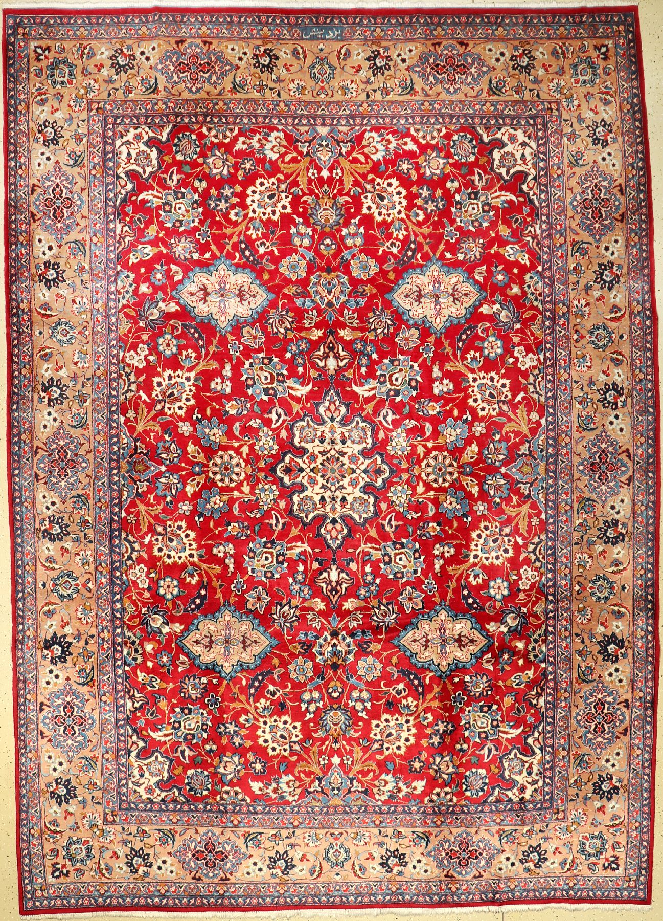Nadjafabad alt, Persien, ca. 60 Jahre, Wolle auf Baumwolle, ca. 354 x 252 cm, EHZ: 3