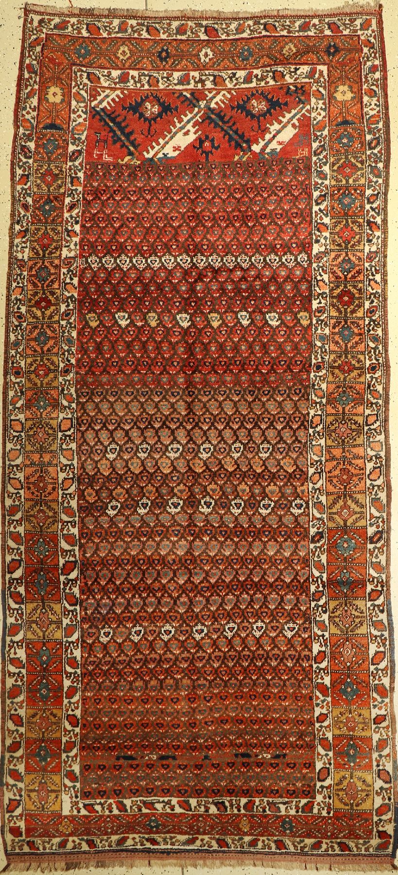 Kordi alt, Persien, um 1930, Wolle auf Wolle, ca. 325 x 154 cm, EHZ: 2