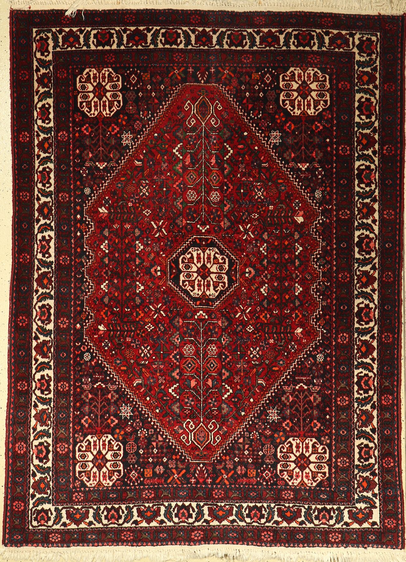 Abadeh alt, Persien, ca. 60 Jahre, Wolle auf Baumwolle, ca. 205 x 152 cm, EHZ: 2-3