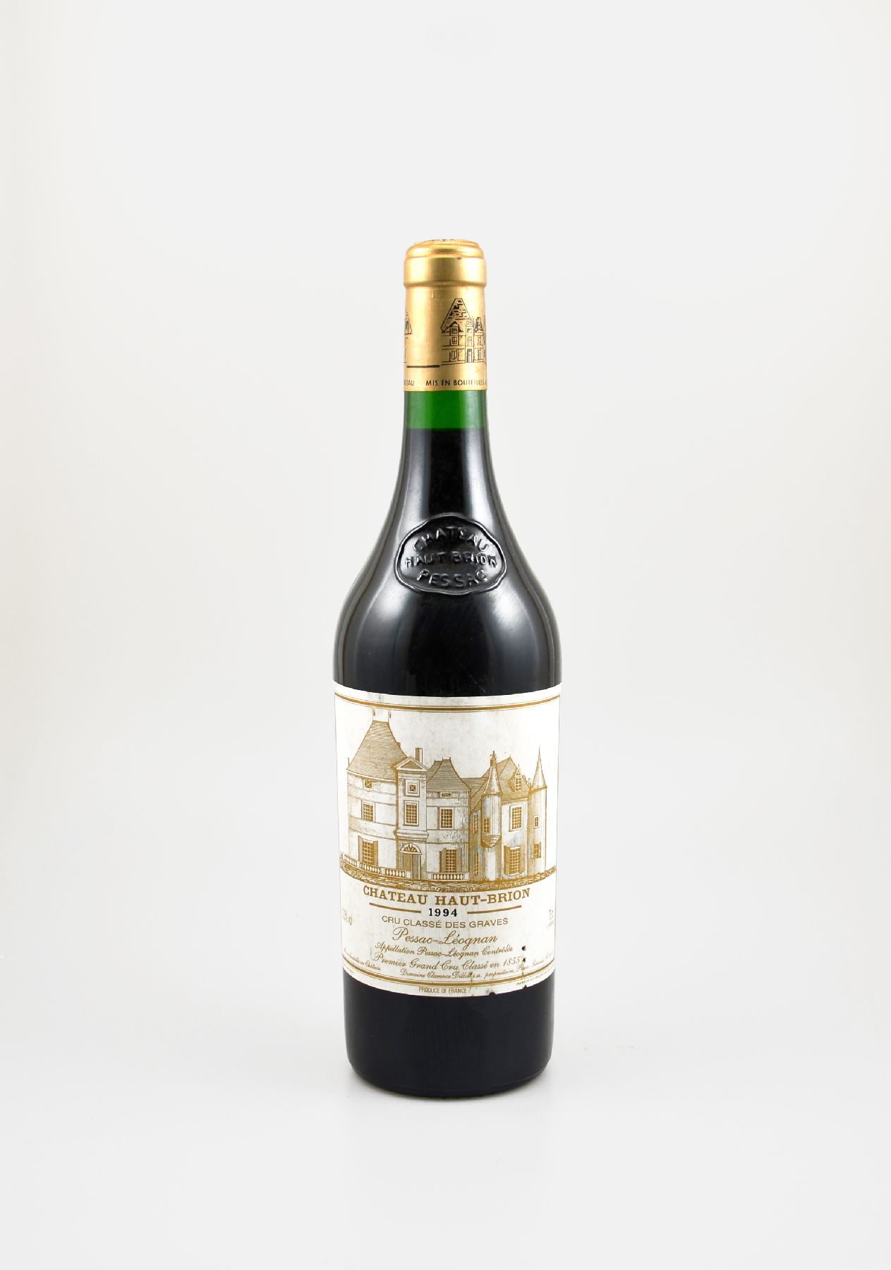 1 Flasche 1994 Chateau Haut-Brion, Pessac-Leognan, Premier Grand Cru Classe, ca. 75 cl, 12,5 % Vol., Abstand zwischen Kapsel und Wein: ca. 1 cm, ...