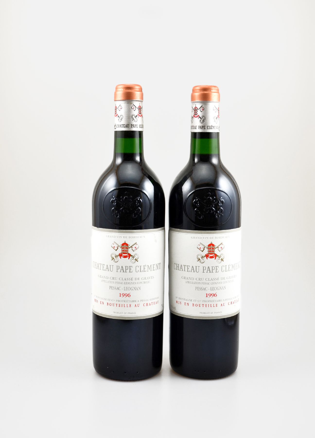 Detail a: 5 Flaschen 1996 Chateau Pape Clement, Pessac-Leognan, Grand Cru Classe de Graves, je ca. 75 cl, 13 % Vol., Füllstände: je into neck , gute ...