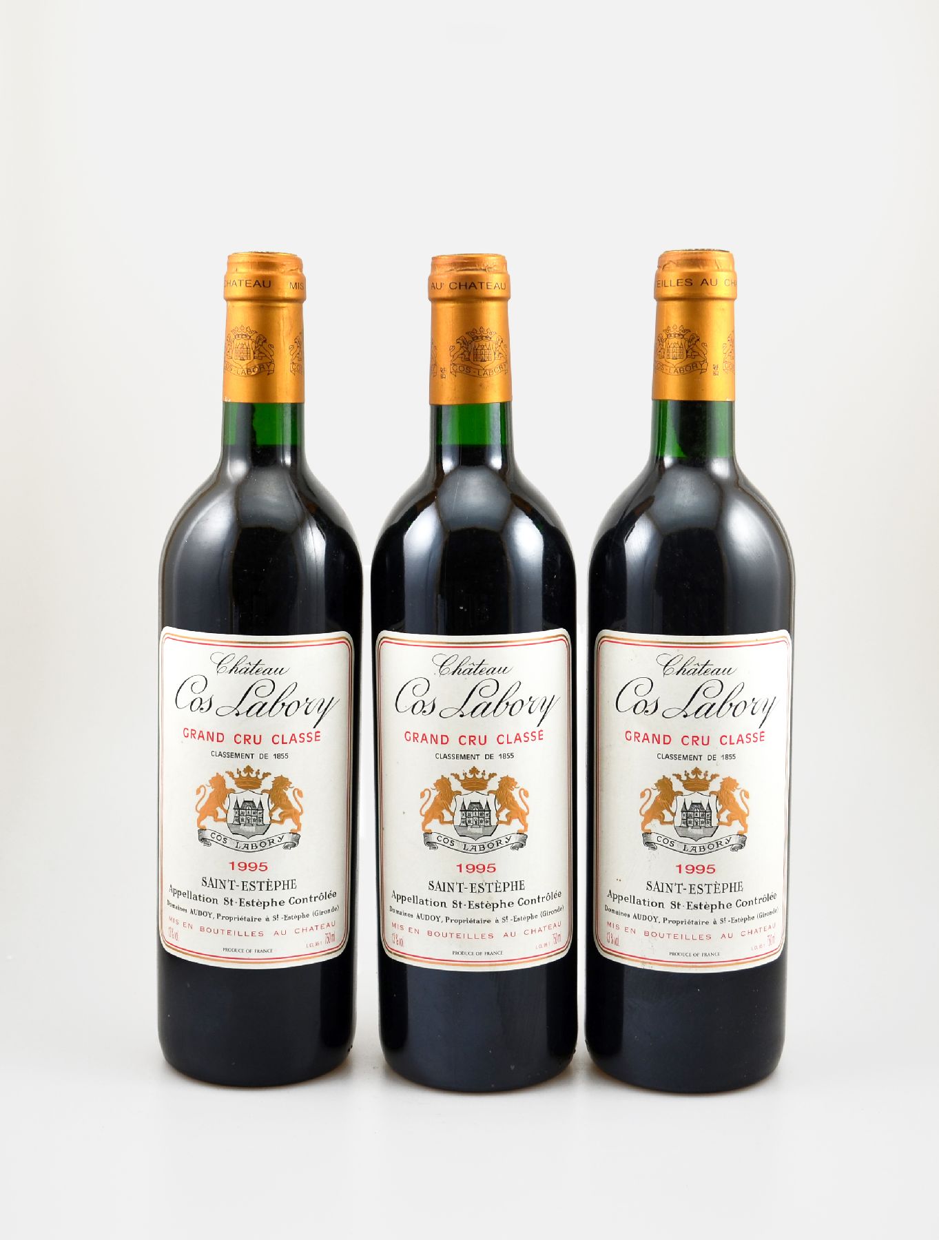 Detail a: 6 Flaschen 1995 Chateau Cos Labory, Saint-Estephe, Grand Cru Classe, je ca. 75 cl, 13 % Vol., Füllstände: je ca. into neck, gute ...