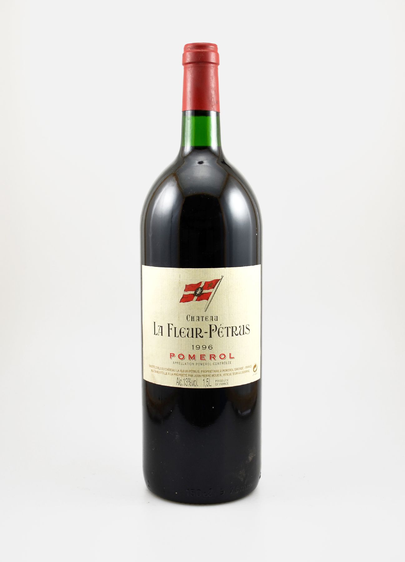 1 Magnumflasche 1996 Chateau La Fleur- Petrus, Pomerol, ca. 150 cl, 13 % Vol., Füllstand: ca. into neck, guter Erhaltungszustand, unverkostet, ...