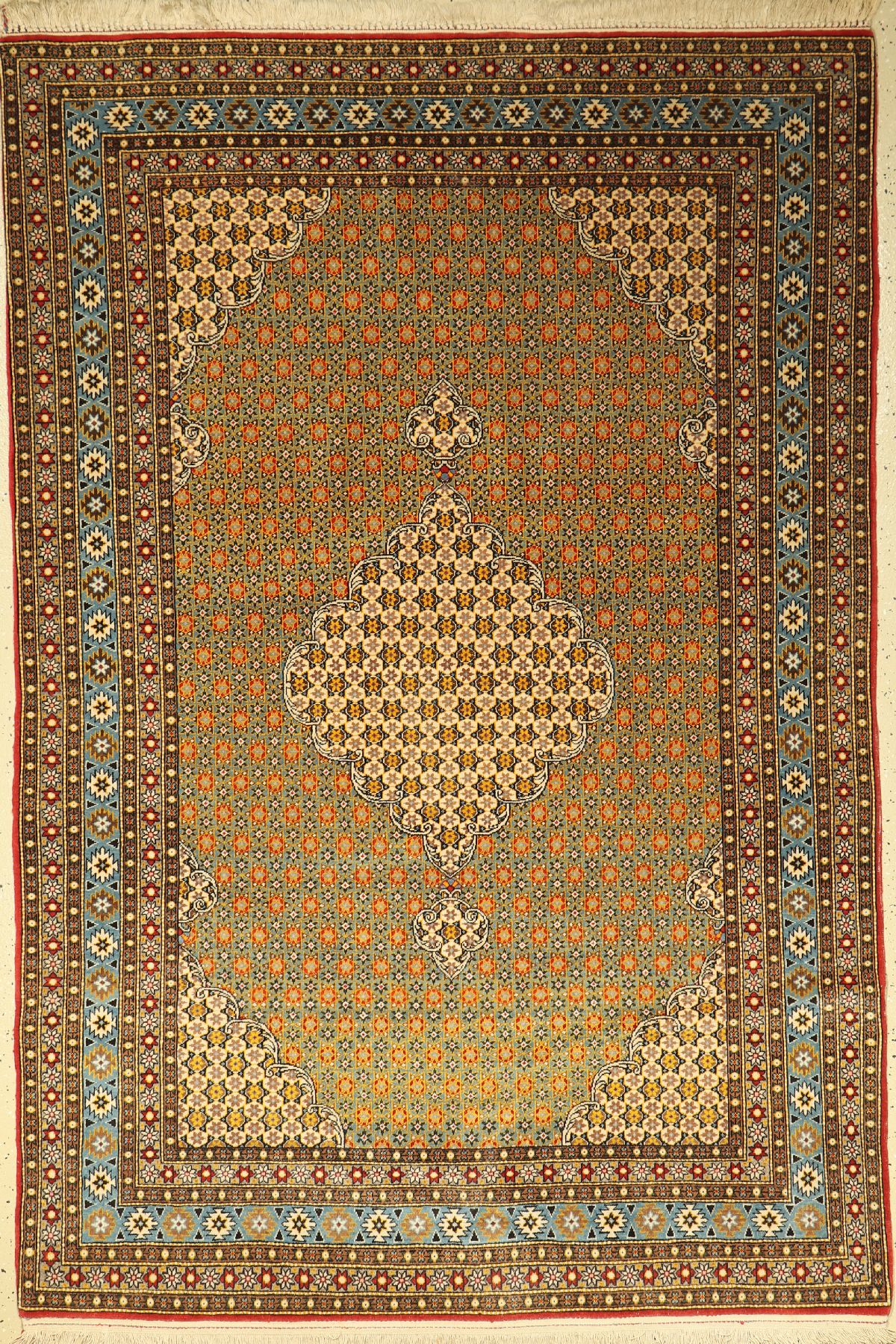 Ghom alt, Persien, ca. 50 Jahre, Wolle auf Baumwolle, ca. 215 x 145 cm, EHZ: 2