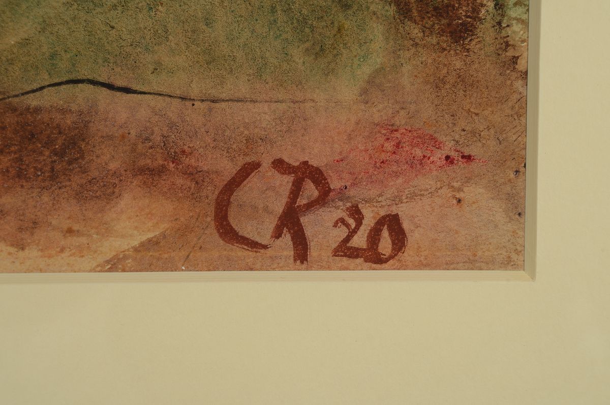 Detail a: Christian Rohlfs, 1849 Niendorf/Leezen - 1938 Hagen, "Ochsenfuhrwerk" unten rechts monogrammiert und dat. (19)20, Aquarell auf Velin, ca. ...