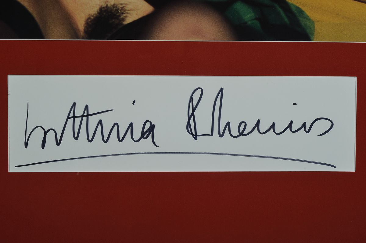 Detail a: Bettina Rheims, geb. 1952, Offsetlitho, handsigniert, aus 1987, "Chambre Close", nur wenige handsignierte Exemplare, das plakatieren war ...