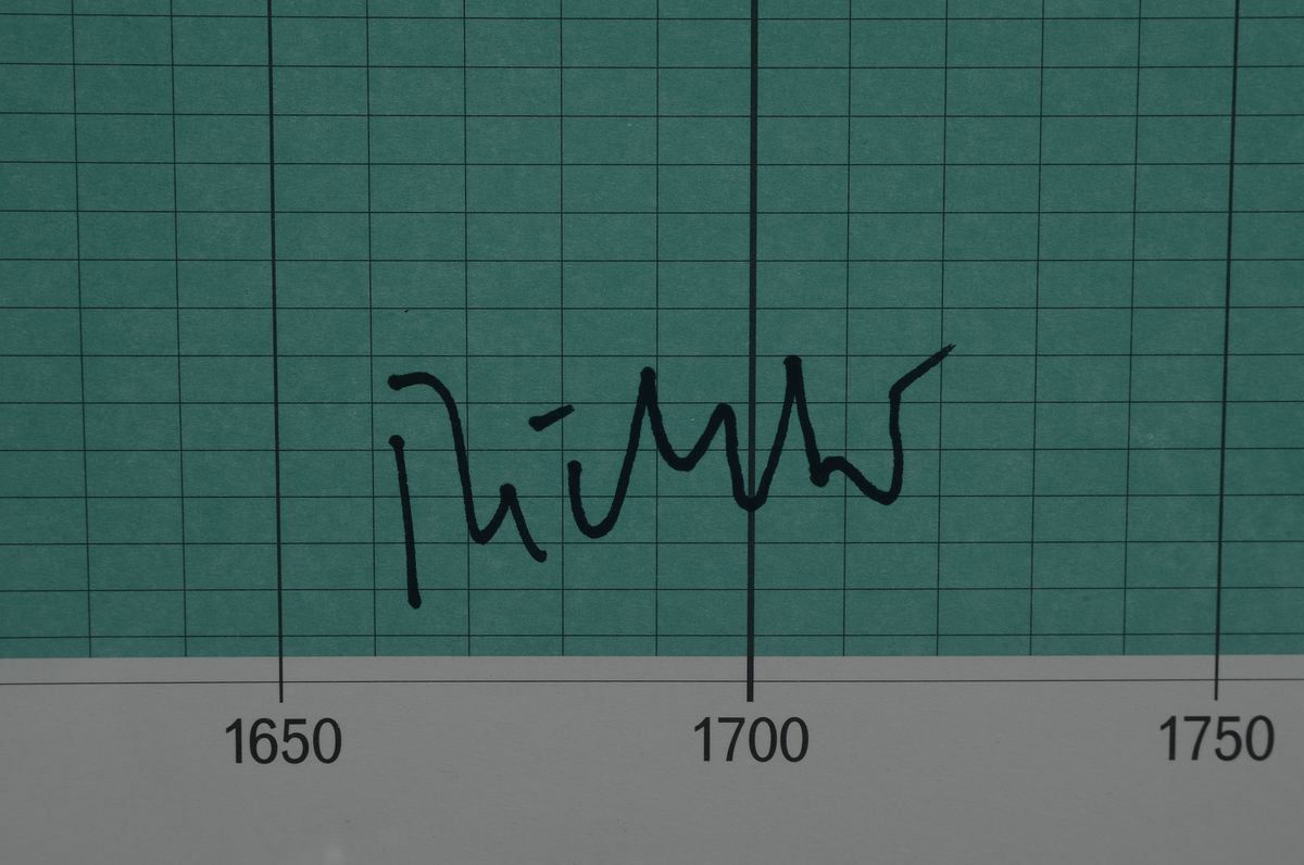 Detail a: Gerhard Richter, geb. 1932, Farboffset auf mattem dünnem Karton, "Übersicht", handsigniert, Auflage 1000, nur wenige davon handsigniert, ...
