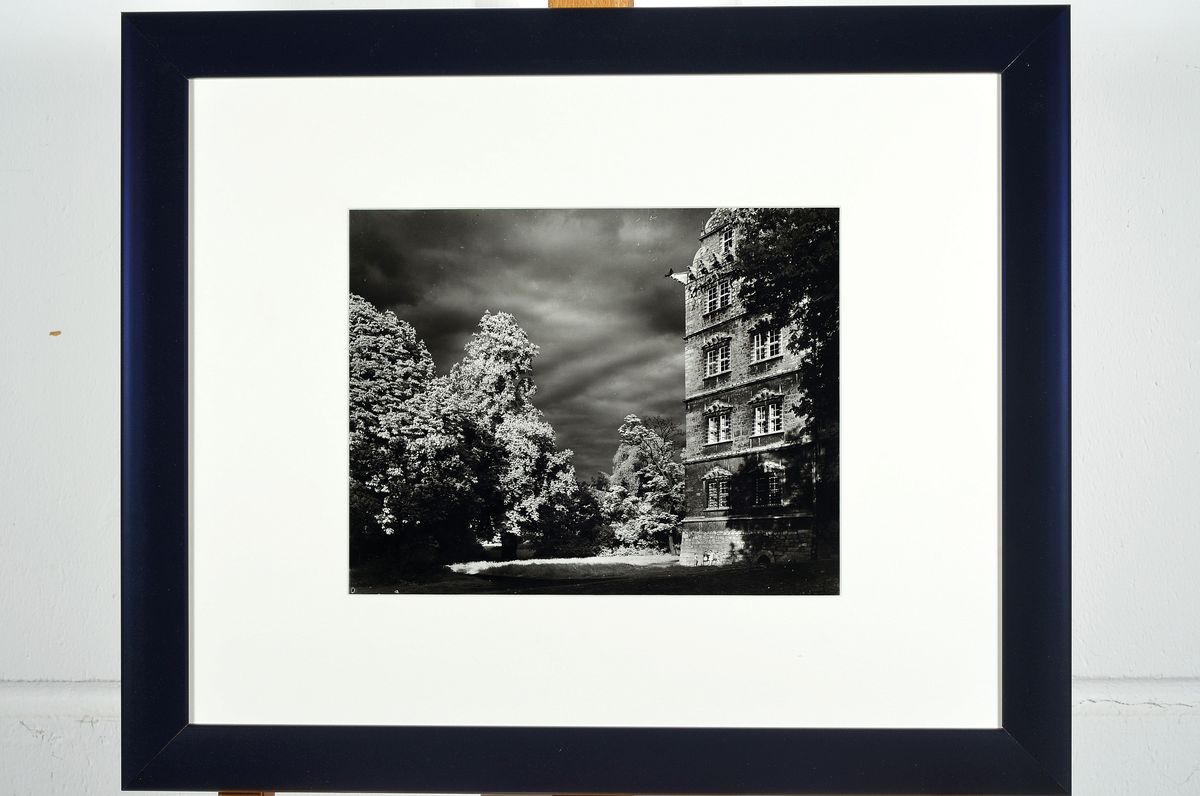 Detail k: Heinrich Heidersberger, 1906-2006,, Fotografie, Silbergelatine-Abzug, orig. Abzug von 1958, Infrarot-Aufnahme, Schloß Wolfsburg, Fotografie 23.5 x ...