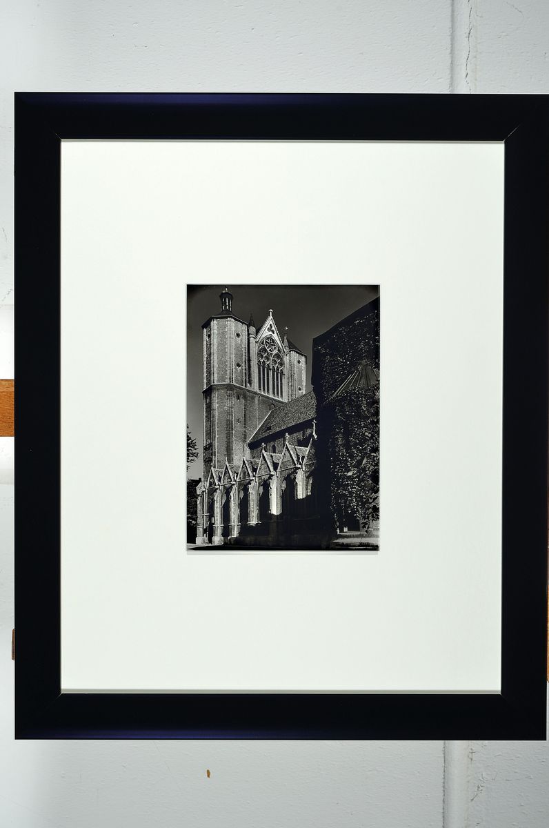Detail k: Heinrich Heidersberger, 1906-2006, Fotografie, Silbergelatine-Abzug, orig. Abzug von 1950, Infrarot-Aufnahme, Braunschweiger Dom, ca 24 x 17.5 cm, ...