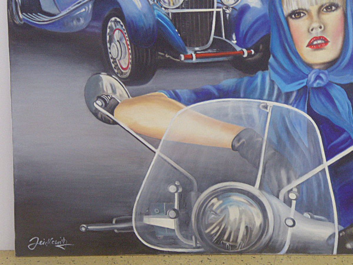 Detail a: Doris Zeidlewitz, geb. 1959, Studium der "Freien Malerei" an der Kunstakademie Städel, Frankfurt und an der Hochschule für ...
