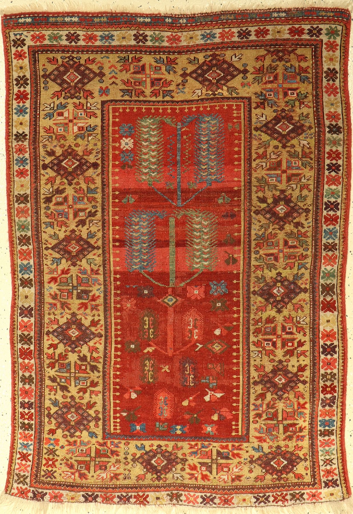 Melas antik, Türkei, Mitte 19.Jhd., Wolle auf Wolle, ca. 152 x 107 cm, EHZ: 4