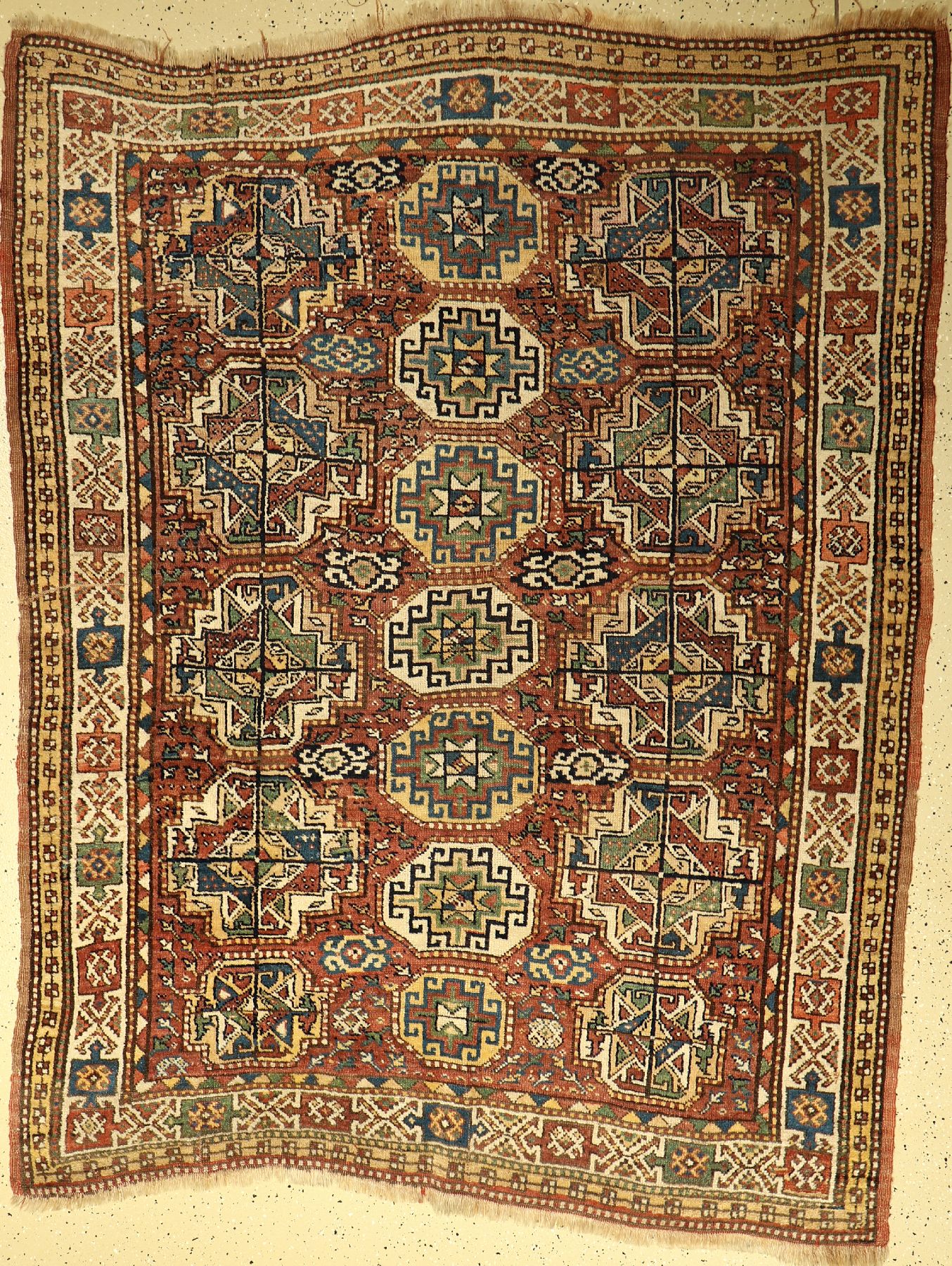 Khorassan Kordi alt, Persien, um 1920, Wolle auf Wolle, ca. 212 x 168 cm, Memling Güls, EHZ: 3