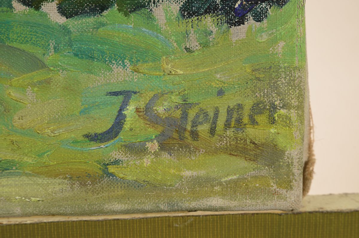 Detail a: Josef Steiner, 1881 München-1977, Studium an der Akademie München bei Angelo Jank und in Berlin bei Hans Meid und Karl Hofer, Mitglied der Berliner ...