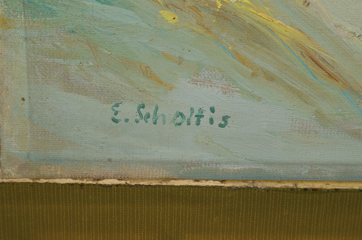 Detail a: Erich Scholtis, 1892 Lüben/Schlesien-1964 Aachen, Studium an der Kunstgewerbeschule Breslau und an der Akademie bei Otto Müller, lebte nach dem ...