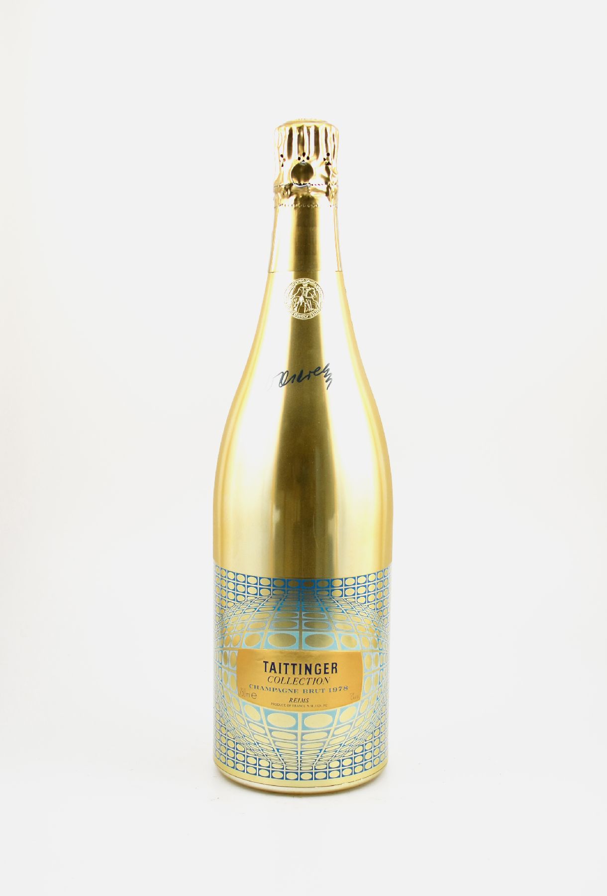 6 Flaschen 1978 Taittinger Collection Victor Vasarelly, Champagne, Reims, je ca. 75 cl, 12 % Vol., hervorragende Erhaltungszustände, unverkostet, in ...