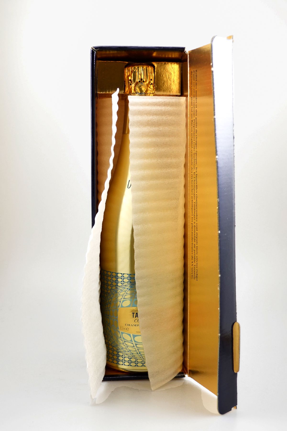 Detail a: 6 Flaschen 1978 Taittinger Collection Victor Vasarelly, Champagne, Reims, je ca. 75 cl, 12 % Vol., hervorragende Erhaltungszustände, unverkostet, in ...