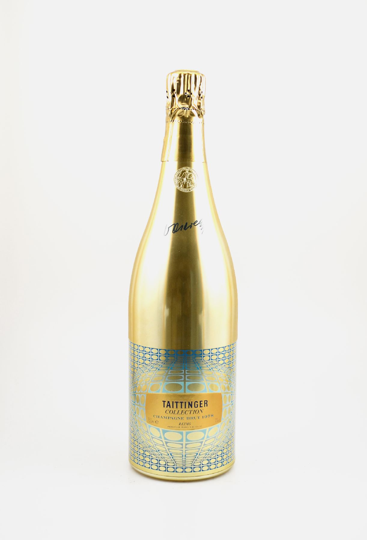 6 Flaschen 1978 Taittinger Collection Victor Vasarelly, Champagne, Reims, je ca. 75 cl, 12 % Vol., hervorragende Erhaltungszustände, unverkostet, in ...