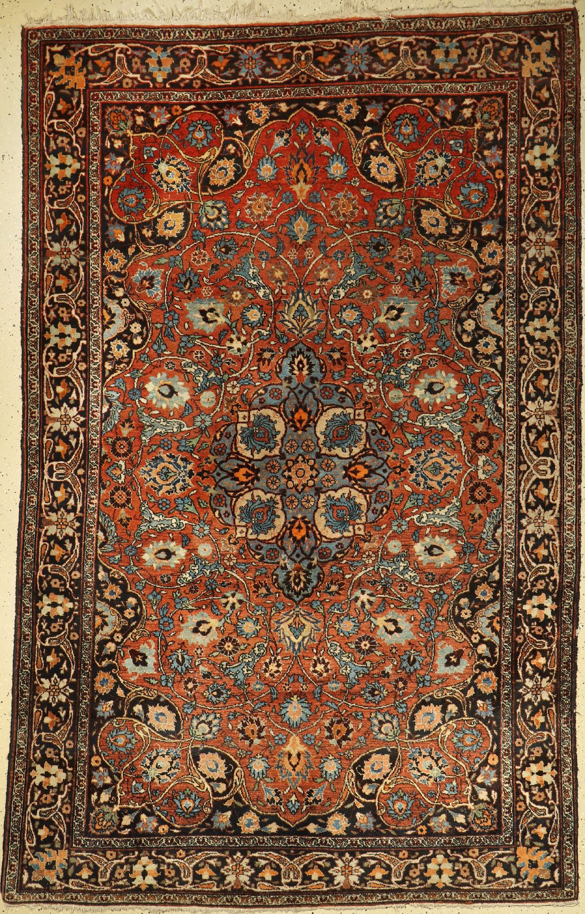 Täbriz alt, Persien, um 1930, Wolle auf Baumwolle, ca. 262 x 166 cm, EHZ: 2-3