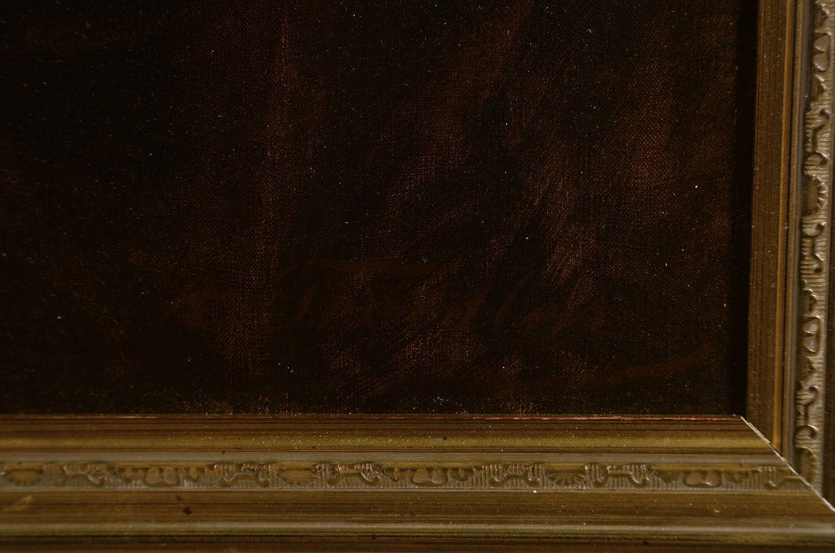 Detail a: Adolph Treidler, 1846 Berlin-1905 Stuttgart, Porträt eines bärtigen Mannes, Öl/Lwd, rest., ca. 65x50cm, R. ca. 84x69cm