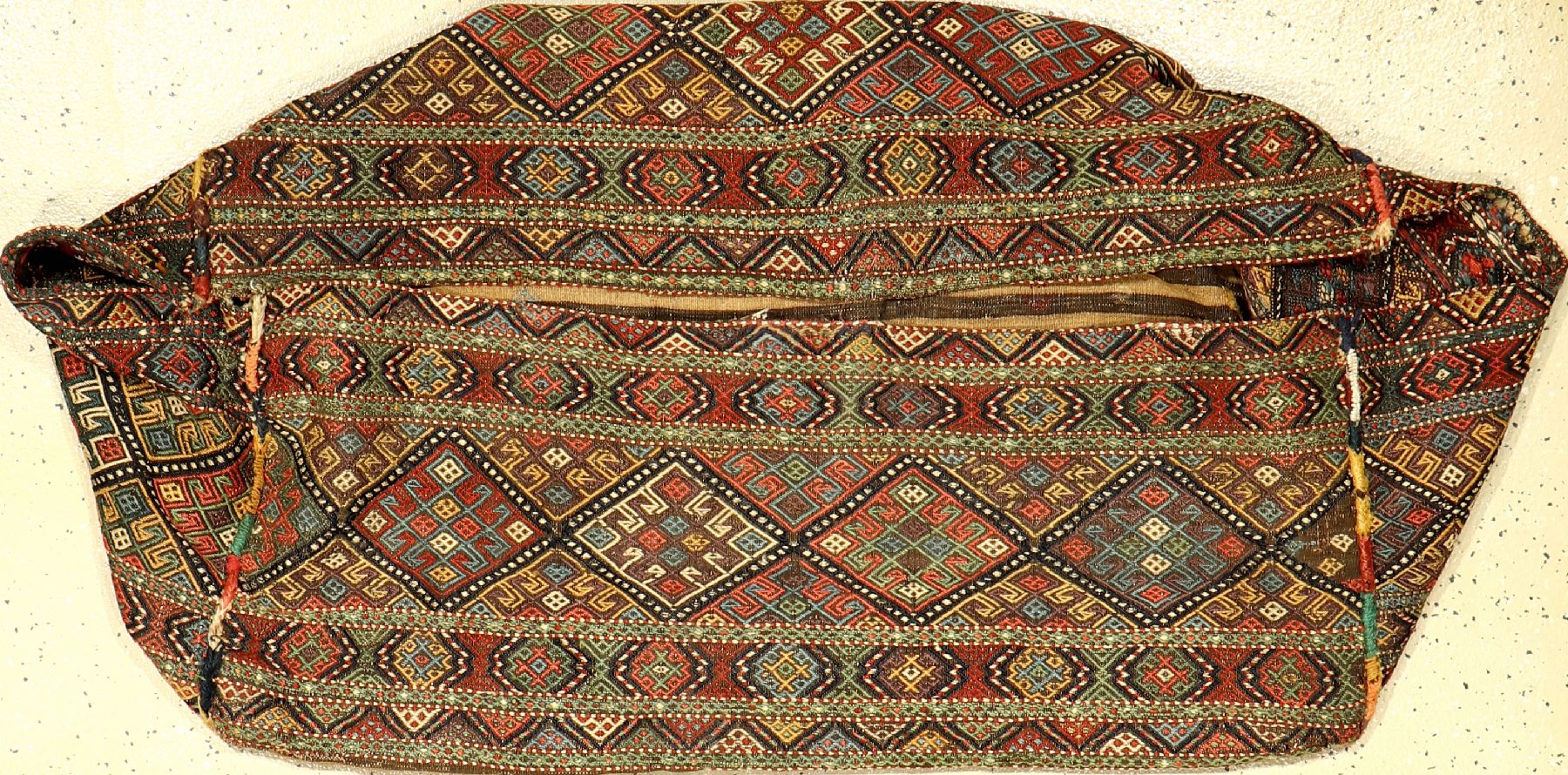 Schahsavan Mafrash antik, Persien, 19.Jhd., Wolle auf Wolle, EHZ: 3 (völlständiger Mafrsch-Koffer), Sammlerstück, selten.