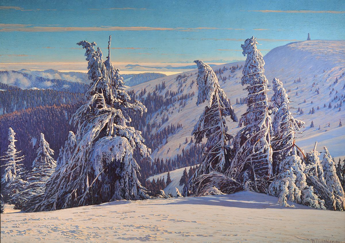Hermann Dischler, 1866 Freiburg im Breisgau-1935 Hinterzarten, Studium in Karlsruhe, ab 1888 Meisterschüler von Gustav Schönleber, hier: ...