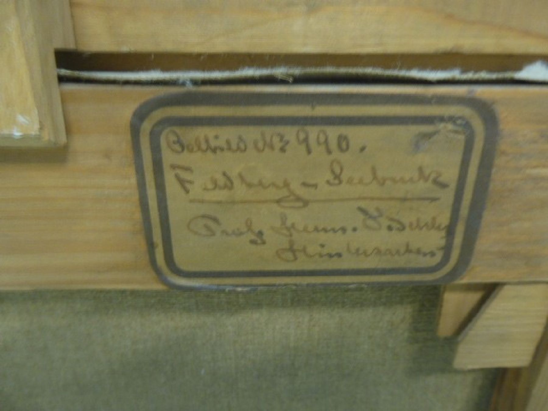 Detail d: Hermann Dischler, 1866 Freiburg im Breisgau-1935 Hinterzarten, Studium in Karlsruhe, ab 1888 Meisterschüler von Gustav Schönleber, hier: ...