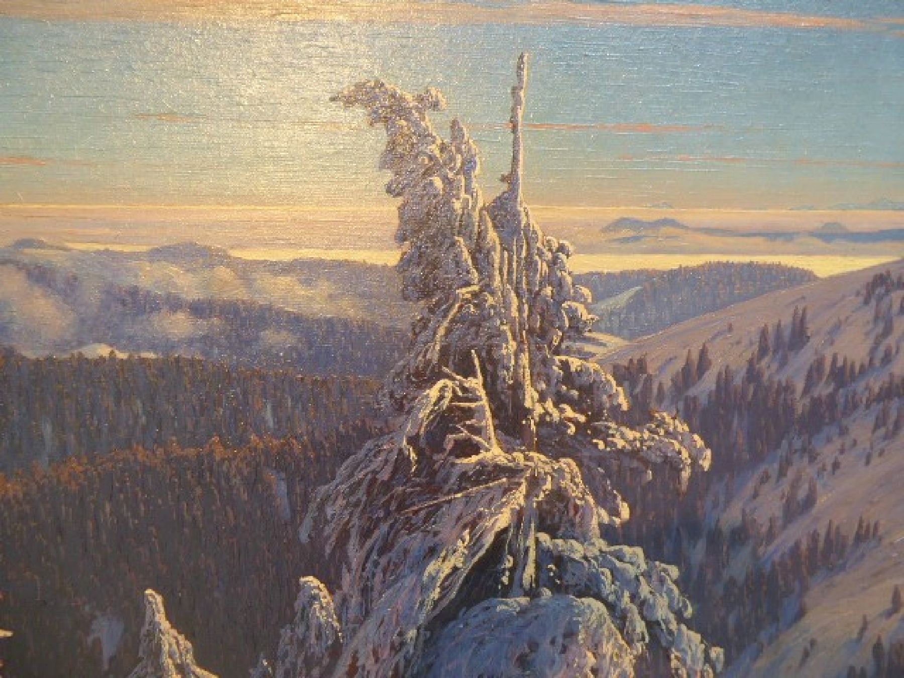 Detail i: Hermann Dischler, 1866 Freiburg im Breisgau-1935 Hinterzarten, Studium in Karlsruhe, ab 1888 Meisterschüler von Gustav Schönleber, hier: ...