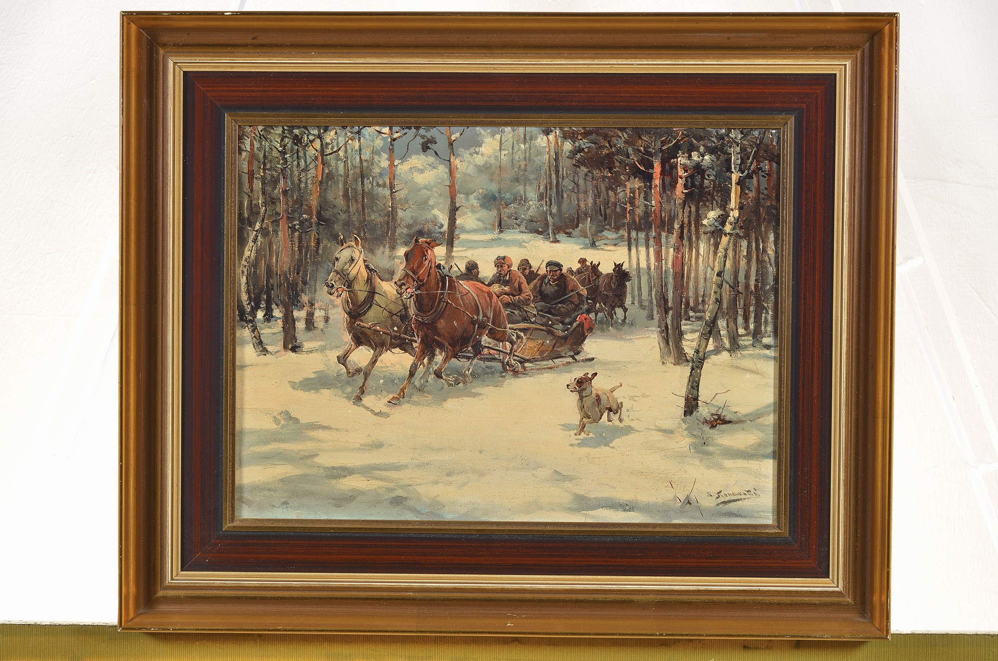 Detail k: Jan Konarski = Alfred von Wierusz-Kowalski, 1849-1915, polnischer Maler der Münchener Schule, Studium an den Akademien Warschau, Dresden, Prag und ...