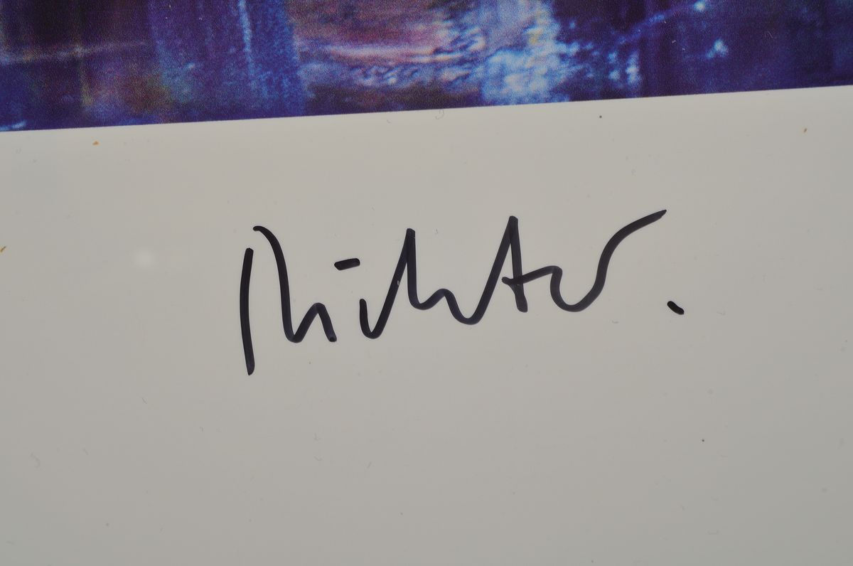Detail a: Gerhard Richter, geb. 1932, "Abstract Painting", Kunstdruck Acte III, Belgien 2005, Offsetlithografie, handsign., unter Plexiglas gerahmt, ...