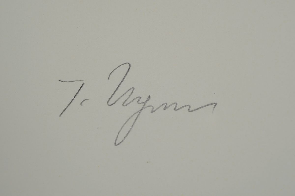 Detail a: Tomi Ungerer, 1931-1919, Lithographie, handsigniert und bez. e.a., ca. 50x65cm, PP, u.Gl., R. ca. 758x105ccm