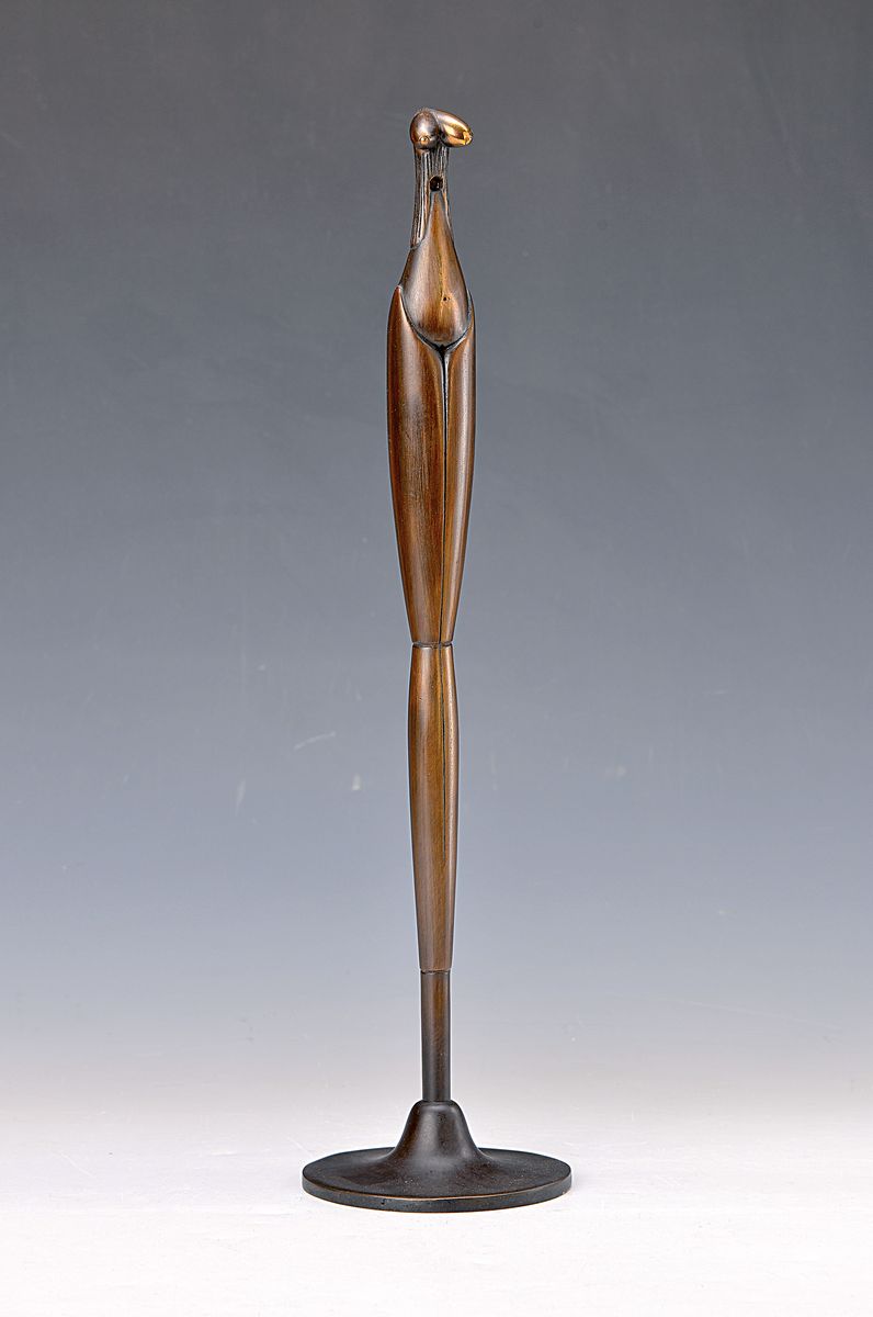 Paul Wunderlich, Eberswalde 1927-2010 Saint Pierre-de-Vassols, Bronzeskulptur, Stele des Salomons, sign., num., Gießerstempel, H. ca. 39 cm
