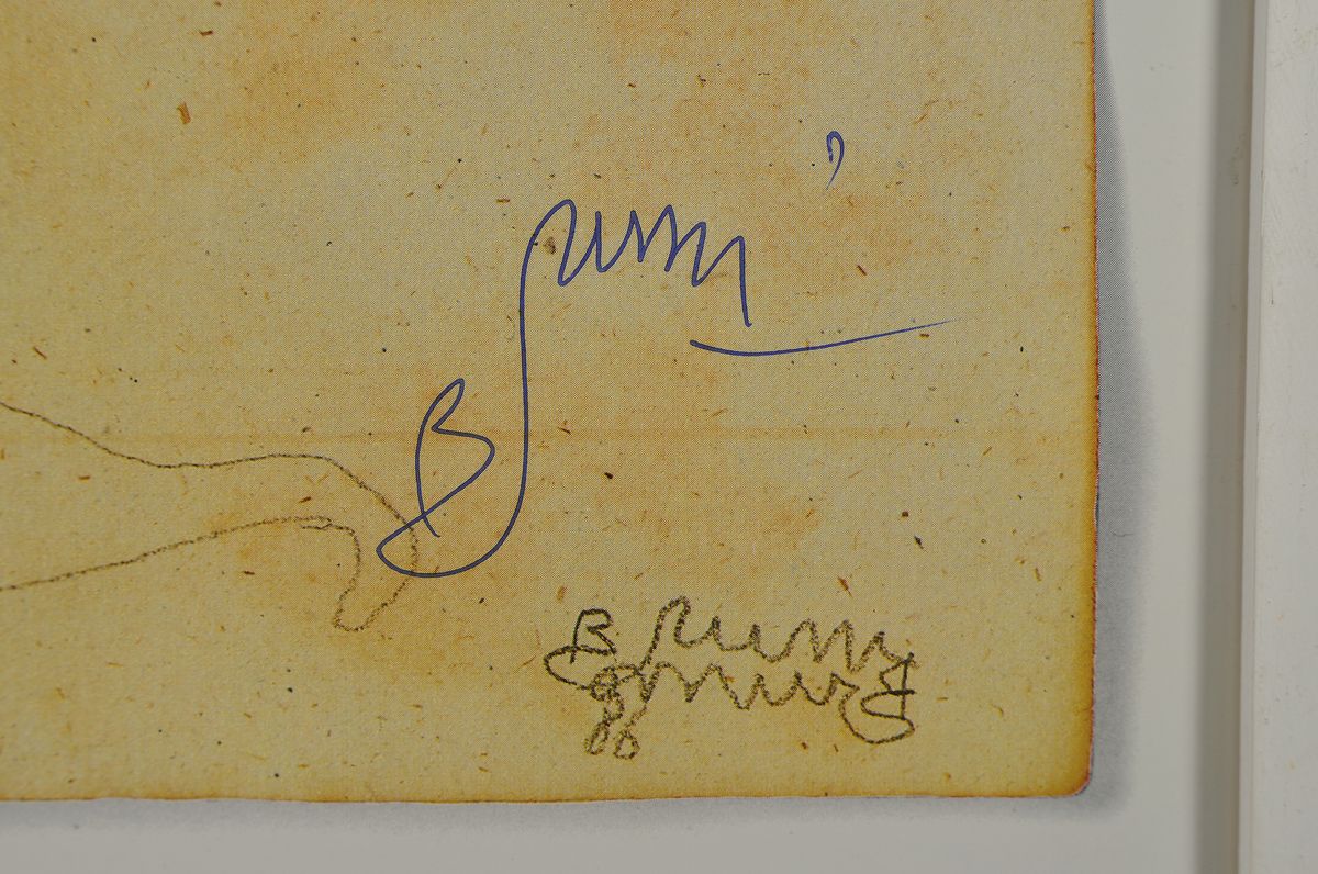 Detail a: Bruno Bruni, geb. 1935 Gradara/Italien, Farboffset, handsigniert, ca. 72.5x55.5cm, u.Gl., R. ca. 83x63cm