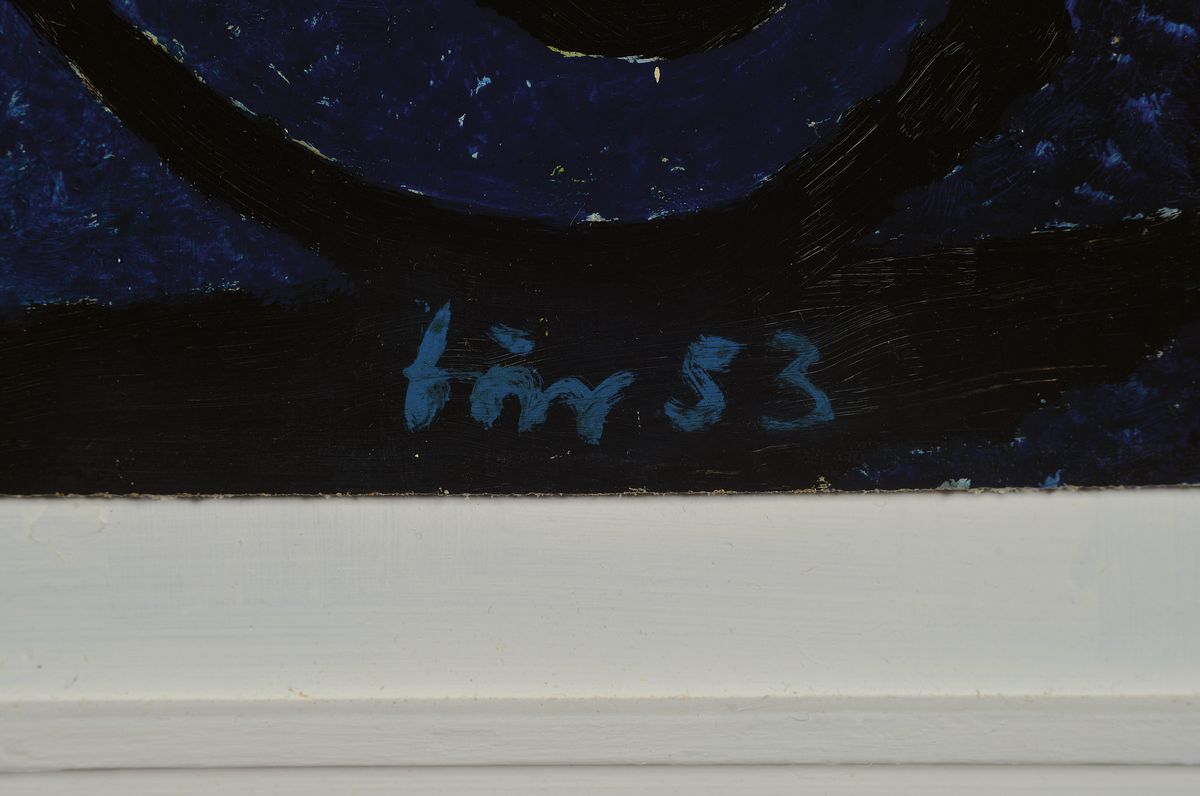 Detail a: Bert Dörr, 1920 Mannheim-1981 Bernkastel-Kues, Studium an der Akademie Mannheim bei Prof. Karl Trummer, Mitglied der Künstlergruppe Quadriga BKS, ...
