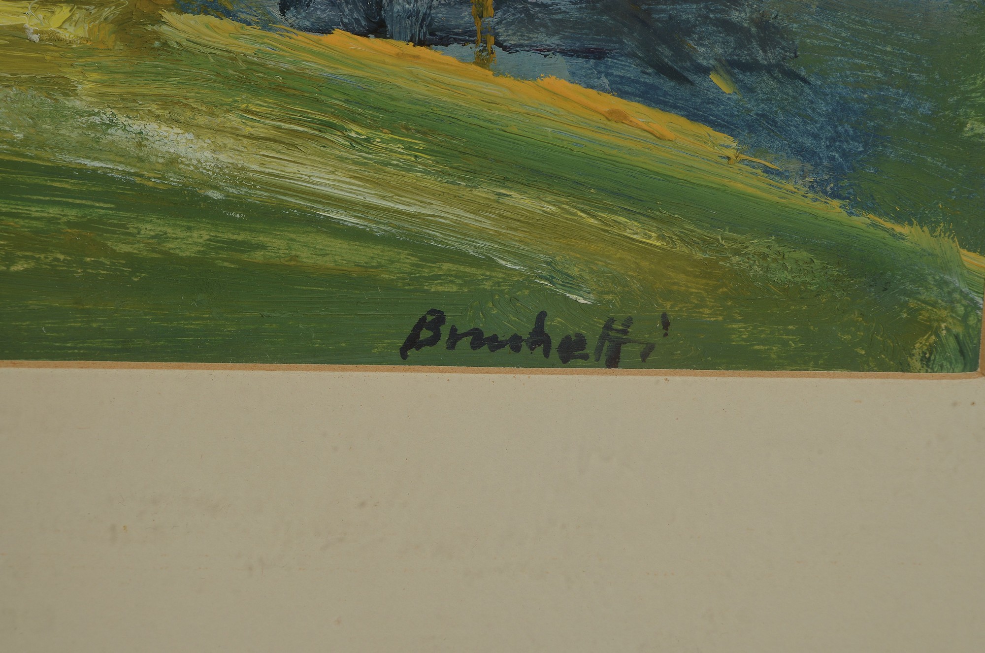 Detail a: Paul Brachetti, 1895 Dortmund-1969 München, Studium in Essen und an der Akademie München bei H. v. Zügel und W. Püttner, mehrere seiner Werke im ...