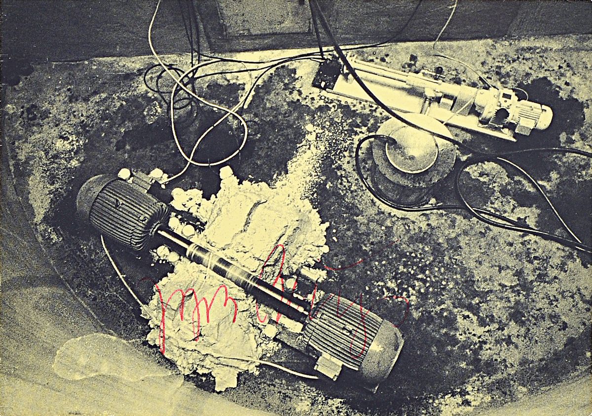 Joseph Beuys, 1921 - 1986, Multiple, handsigniert, "Honey Pump", 1982, ca. 10.5 x 14.5 cm, unter Glas, Rahmen: 25 x 31 cm
