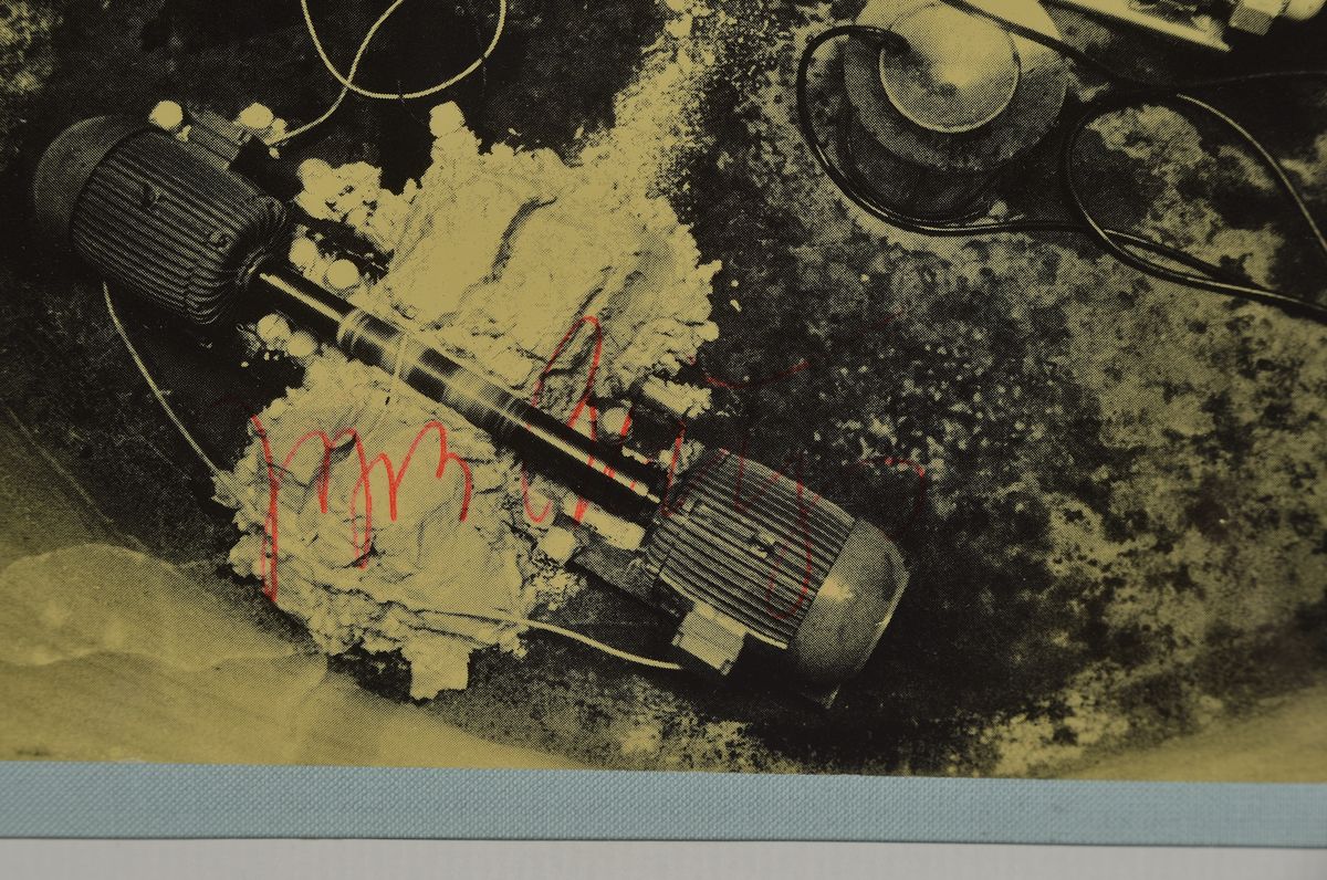 Detail a: Joseph Beuys, 1921 - 1986, Multiple, handsigniert, "Honey Pump", 1982, ca. 10.5 x 14.5 cm, unter Glas, Rahmen: 25 x 31 cm