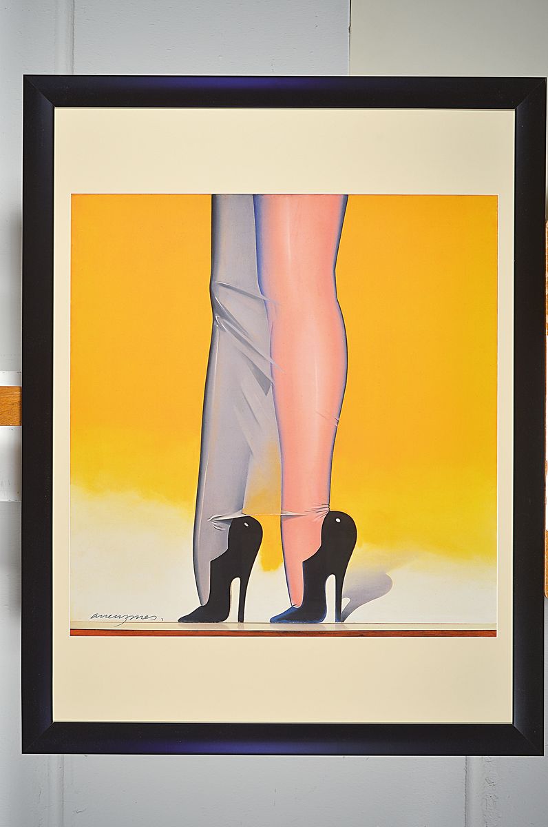 Detail k: Allen Jones, geb. 1937, Offsetlitho, handsigniert, nur wenige signierte Exemplare, Hrsg. Kunsthalle Thüringen, 2012, 84 x 59.5 cm, Rahmen 87 x 67 cm