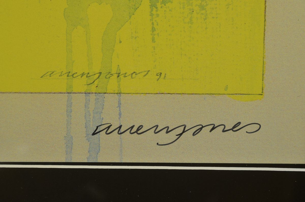 Detail a: Allen Jones, geb. 1937, Offsetlitho, handsigniert, nur wenige signierte Exemplare,Hrsg. Galleria D'Arte Maggiore, Bologna, Italien, 1991, 68 x ...