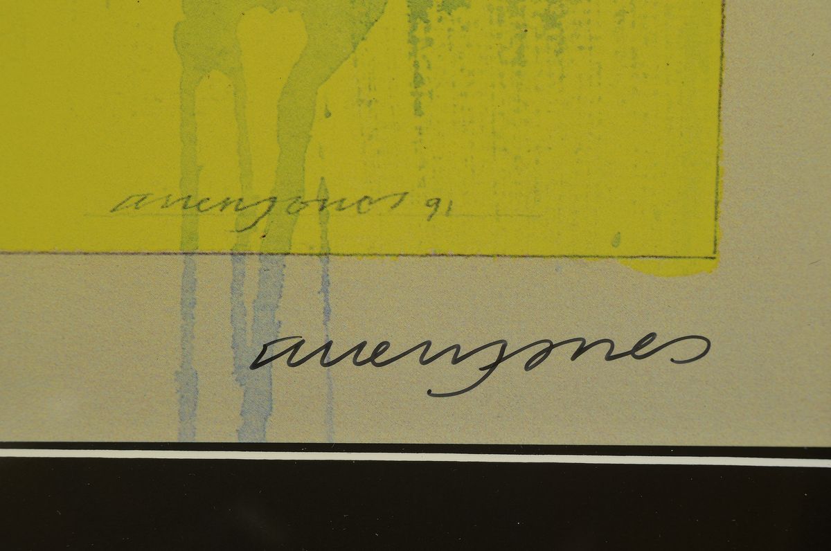 Detail l: Allen Jones, geb. 1937, Offsetlitho, handsigniert, nur wenige signierte Exemplare,Hrsg. Galleria D'Arte Maggiore, Bologna, Italien, 1991, 68 x ...